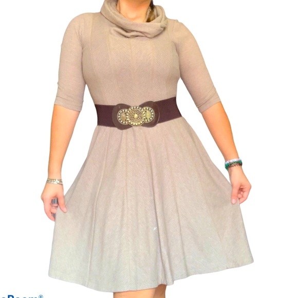Signature by Robbie Bee Dresses & Skirts - Robbie Bee Brown Sweater Dress